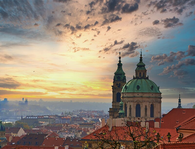 prague, heaven, czech republic, clouds