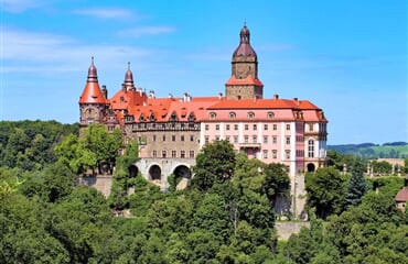 Dolní Slezsko - Zámek Książ: Zahrady světel a Walbrzych
