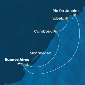 Trasa plavby CFA-BUE08A1K