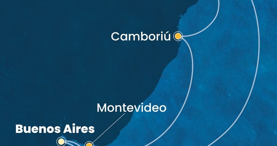 Trasa plavby CFA-BUE08A1K