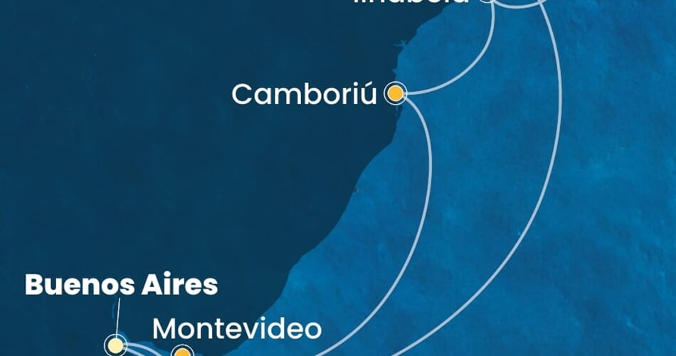 Trasa plavby CFA-BUE09A06