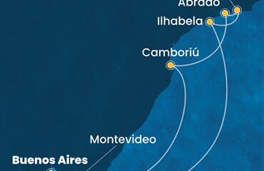 Costa Favolosa - Argentina, Uruguay, Brazílie (Buenos Aires)