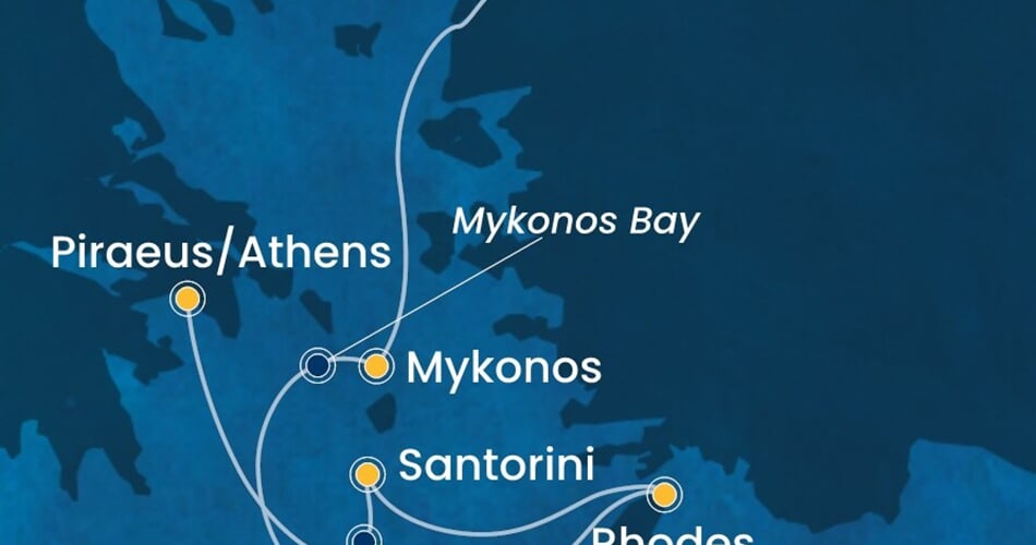 Trasa plavby CFO-IST05A0O