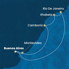 Costa Favolosa - Argentina, Uruguay, Brazílie (Buenos Aires)
