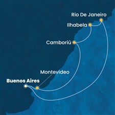 Costa Favolosa - Argentina, Uruguay, Brazílie (Buenos Aires)