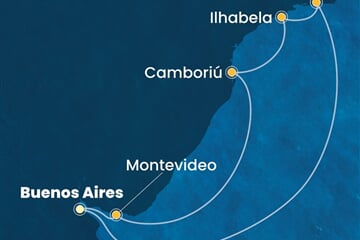 Costa Favolosa - Argentina, Uruguay, Brazílie ()