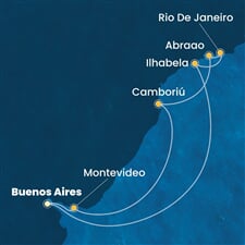 Costa Favolosa - Argentina, Uruguay, Brazílie (Buenos Aires)