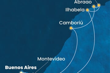 Costa Favolosa - Argentina, Uruguay, Brazílie ()