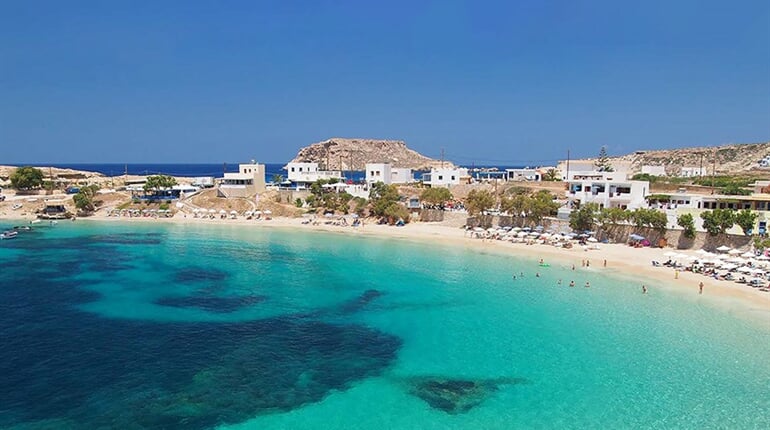 Studia Sunset - Karpathos: fotografie vybavení exteriérů a interiérů ubytování.