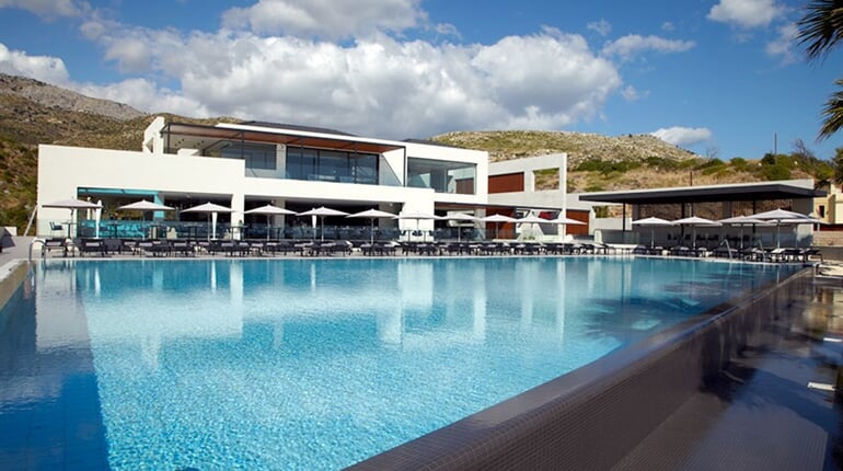 Hotel Tesoro Blu & Spa: fotografie vybavení exteriérů a interiérů ubytování.