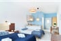 Hotel Saraya Resort - Leros: fotografie vybavení exteriérů a interiérů ubytování.