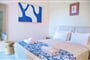 Hotel Princess - Kefalonie: fotografie vybavení exteriérů a interiérů ubytování.