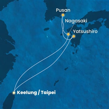 Trasa plavby CSE-KEE06A02