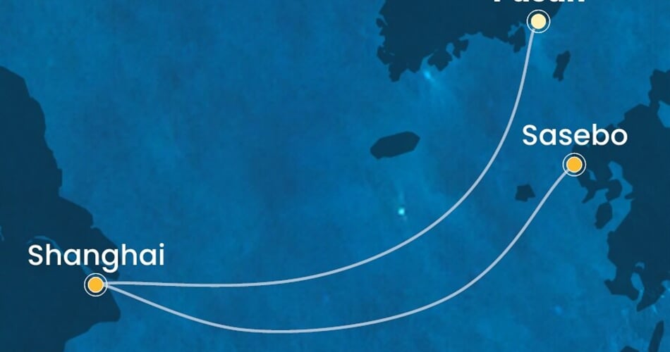 Trasa plavby CSE-PUS04A0M