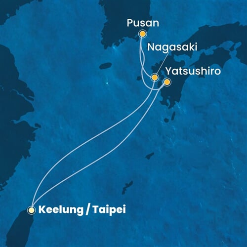 Trasa plavby CSE-KEE06A02