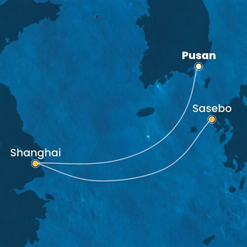 Trasa plavby CSE-PUS04A0M