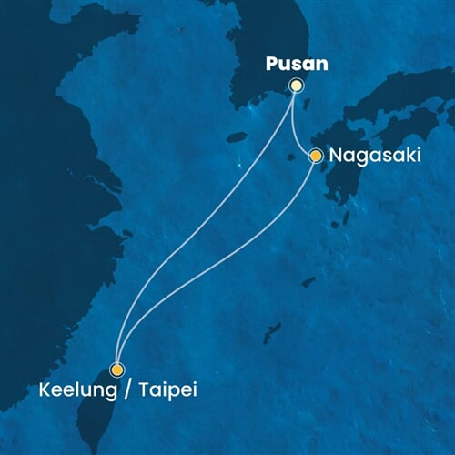 Trasa plavby CSE-PUS05A0K