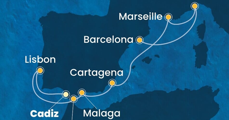 Trasa plavby CDI-CAD10A02