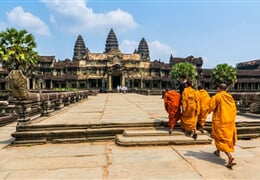 To nejlepší z Kambodže + TAJUPLNÉ CHRÁMY ANGKOR WAT + PLÁŽE OSTROVA KOH RONG