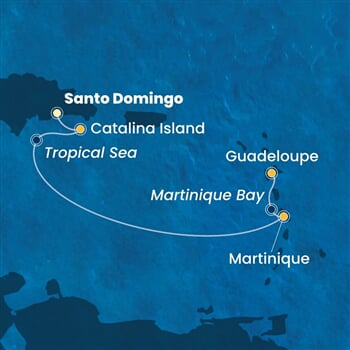 Trasa plavby CFS-SDQ04A08