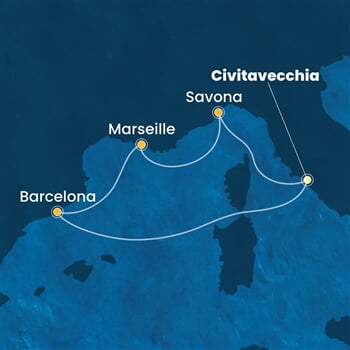 Trasa plavby CPA-CIV05A0Y