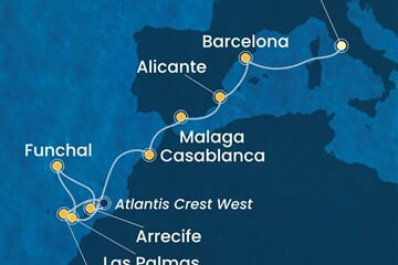 Costa Pacifica - Itálie, Španělsko, Maroko, Portugalsko (z Civitavecchie)