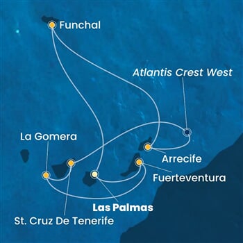Trasa plavby CPA-LPA07A10