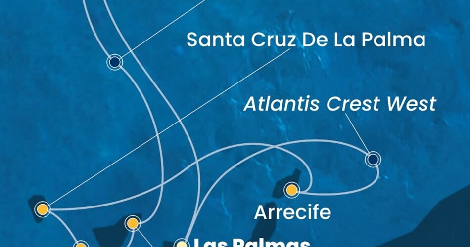 Trasa plavby CPA-LPA07A11