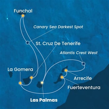 Trasa plavby CPA-LPA07A12