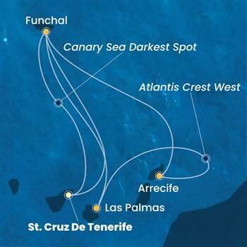 Trasa plavby CPA-TCI07A1R