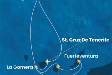 Costa Pacifica - Španělsko, Portugalsko (Santa Cruz de Tenerife)