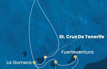 Costa Pacifica - Španělsko, Portugalsko (Santa Cruz de Tenerife)