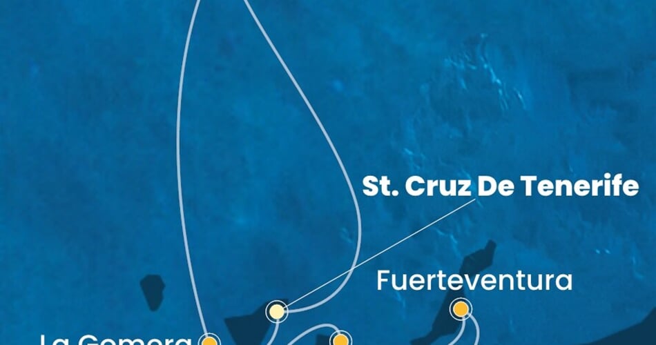 Trasa plavby CPA-TCI07A1T