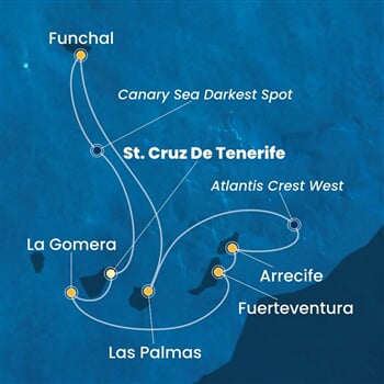 Trasa plavby CPA-TCI07A1W