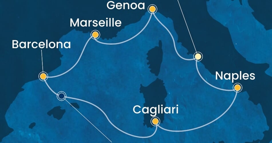 Trasa plavby CTO-CIV07A9B