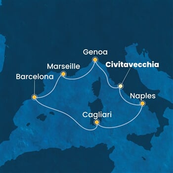 Trasa plavby CTO-CIV07A9C