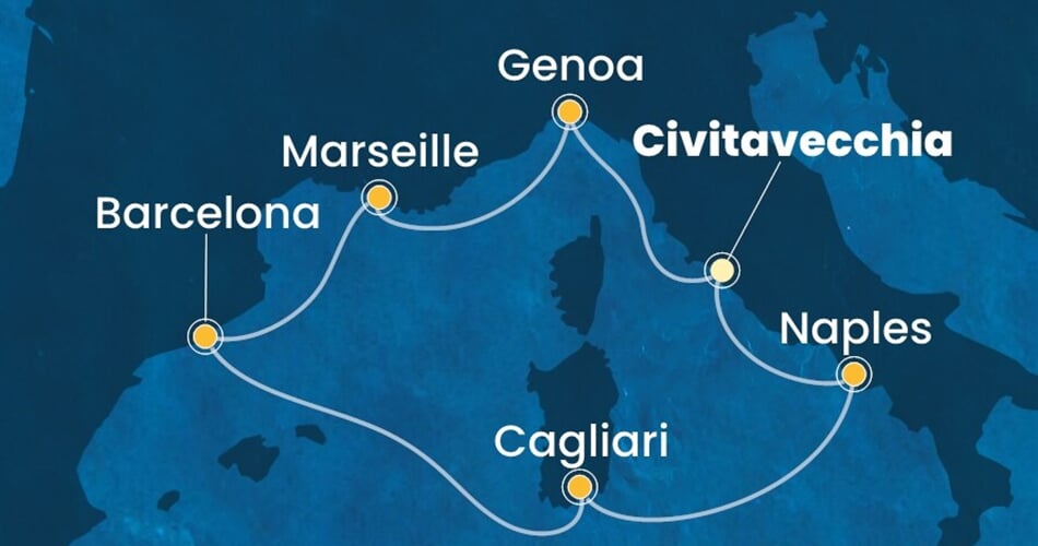 Trasa plavby CTO-CIV07A9C