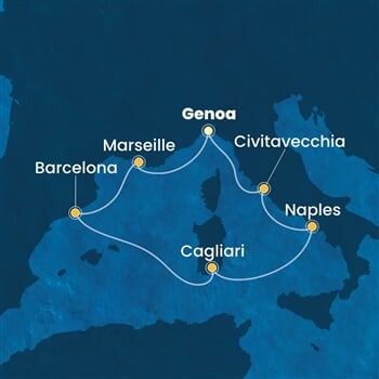 Trasa plavby CTO-GOA07A2B