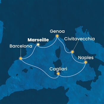 Trasa plavby CTO-MRS07A92