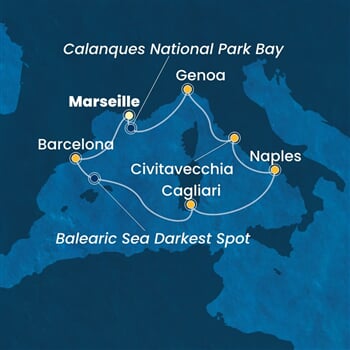 Trasa plavby CTO-MRS07A94