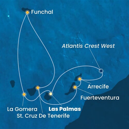 Trasa plavby CPA-LPA08A02