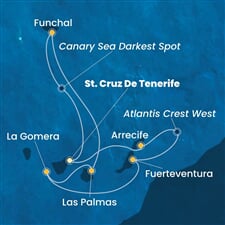 Costa Pacifica - Španělsko, Portugalsko (Santa Cruz de Tenerife)