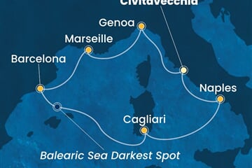 Costa Toscana - Francie, Španělsko, Itálie