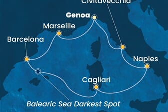 Costa Toscana - Francie, Španělsko, Itálie