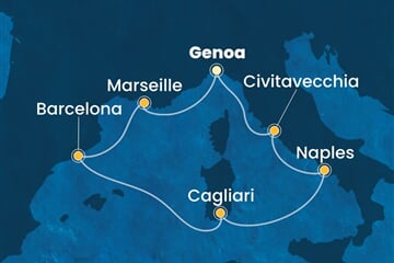 Costa Toscana - Francie, Španělsko, Itálie