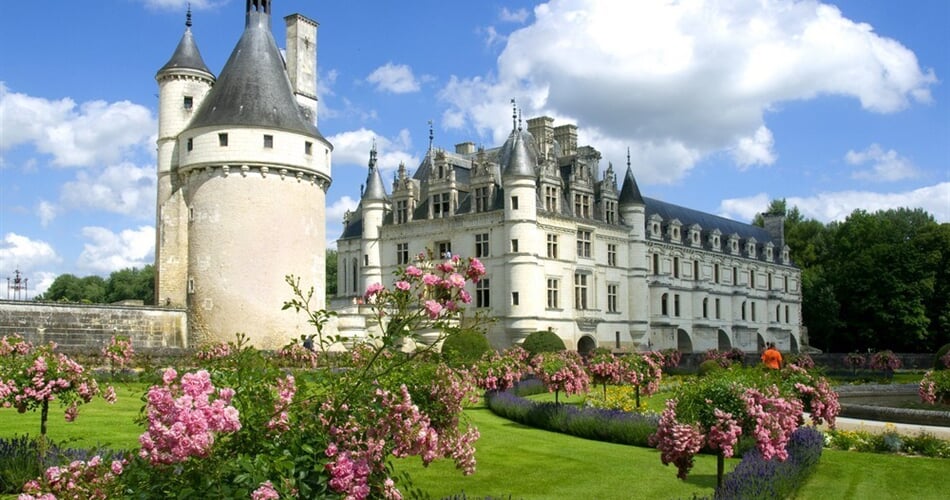 Francie - zámek Chenonceaux
