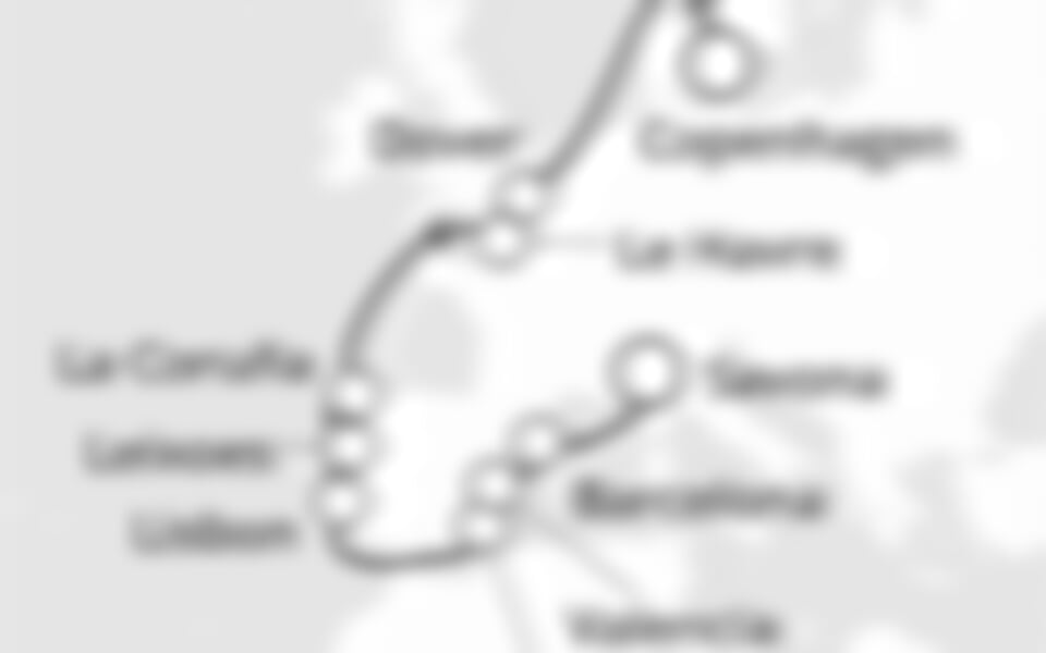 Costa Fascinosa - Dánsko, Velká Británie, Francie, Španělsko, Portugalsko, ... (z Kodaně)