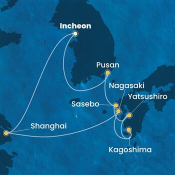 Trasa plavby CSE-INC11A01