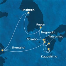 Costa Serena - Jižní Korea, Japonsko, Čína