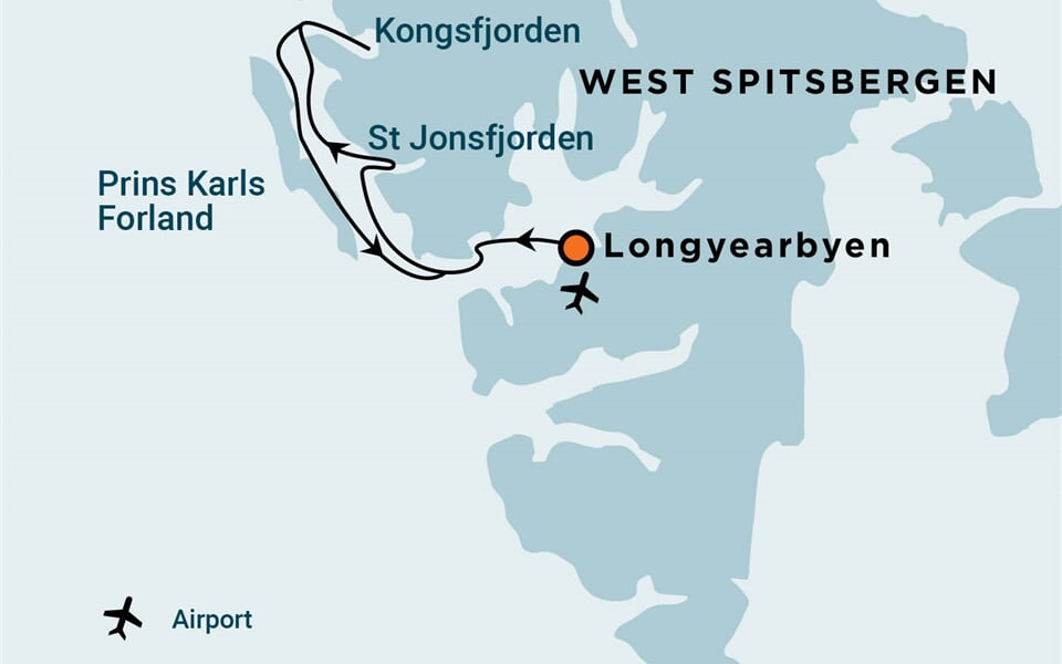 Trasa plavby Oceanwide Expedition OW-RVR06-27